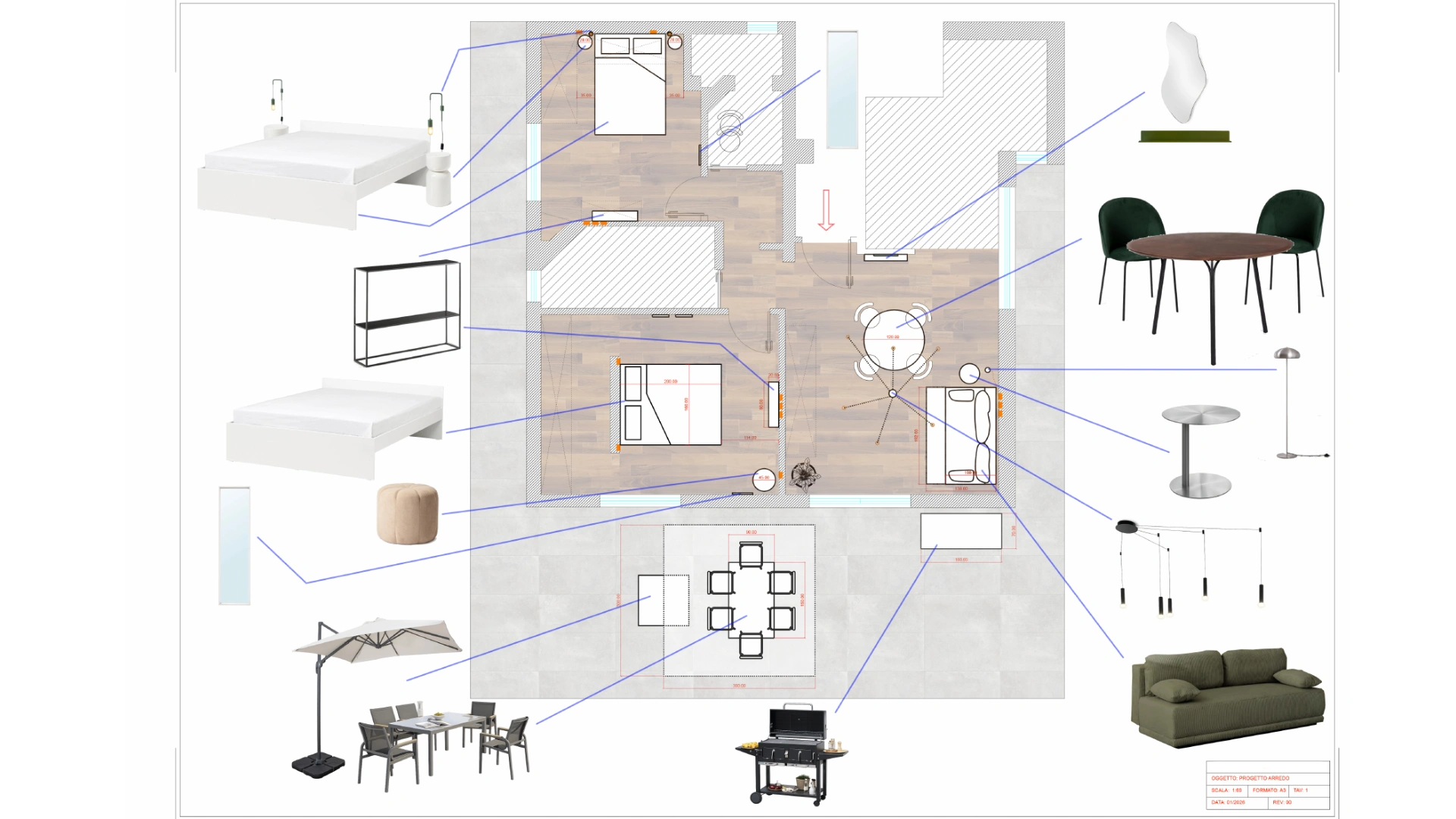 Consulenza interior design DOMIO